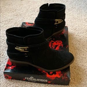 Fergalicious By Fergie: Black Midas Bootie